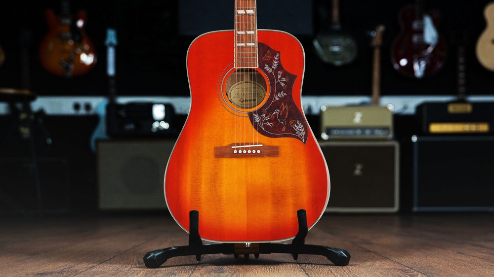 Epiphone Hummingbird Pro Acoustic-Electric Guitar Review | GuitarSquid